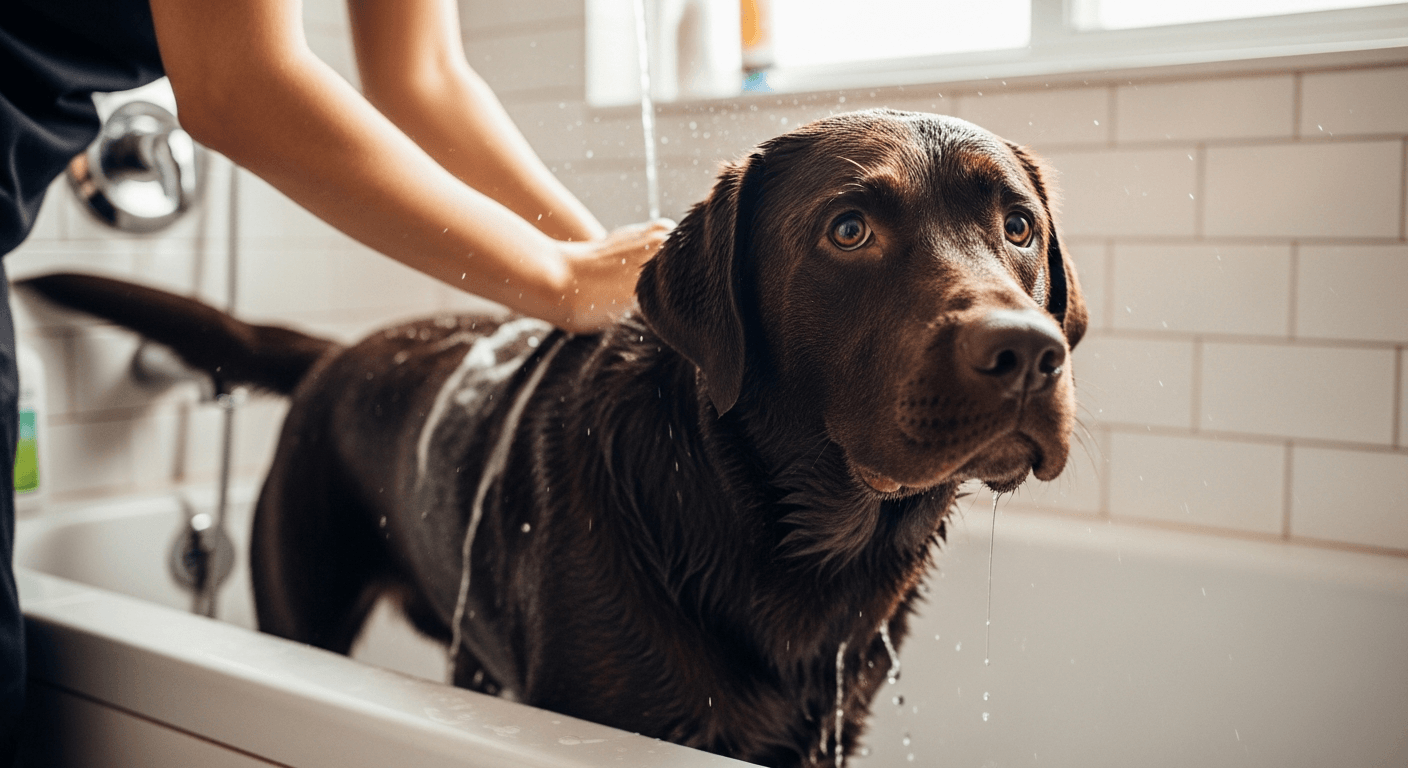How to Bathe a Labrador: Frequency, Technique & Products — How to Groom a Labrador: Tools, Technique & Bathing Guide